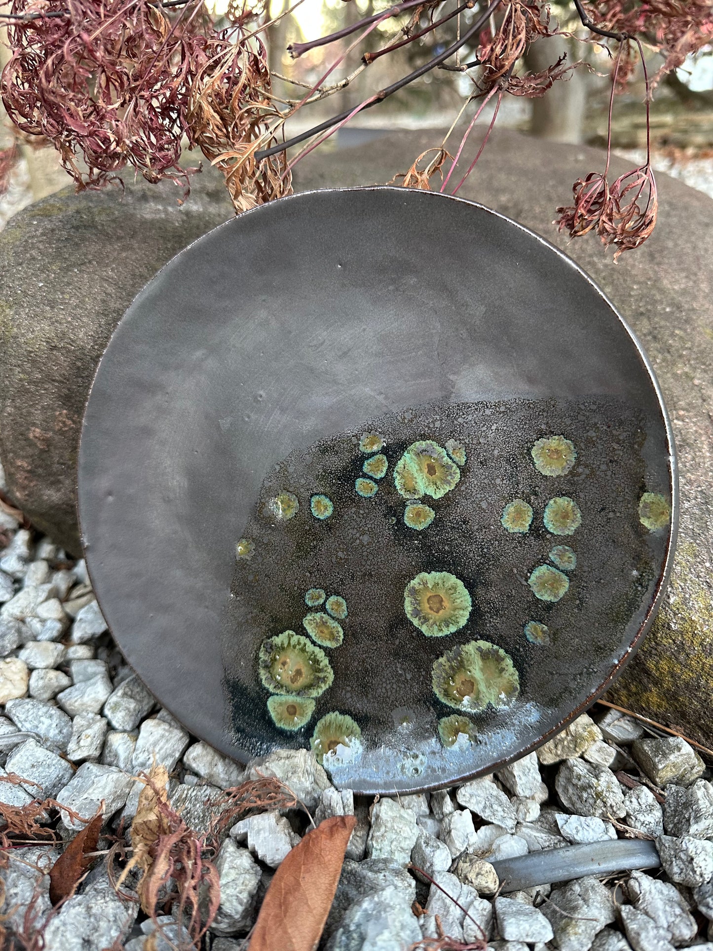 Green Bubble Plate