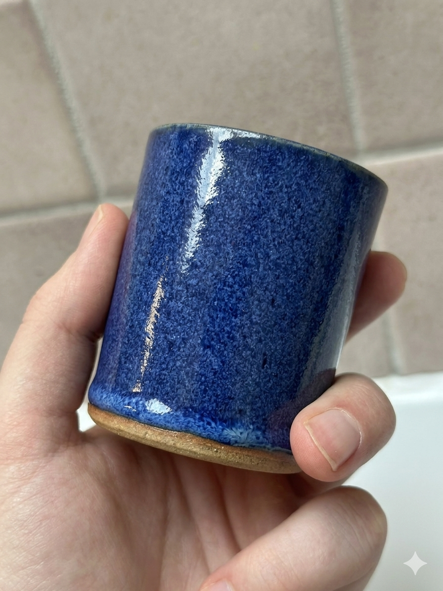 Handmade Ceramic Espresso Cup – Minimalist Stoneware, Perfect for Espresso & Macchiato