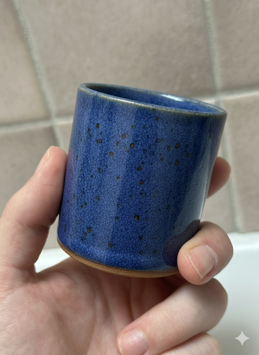 Handmade Ceramic Espresso Cup – Minimalist Stoneware, Perfect for Espresso & Macchiato
