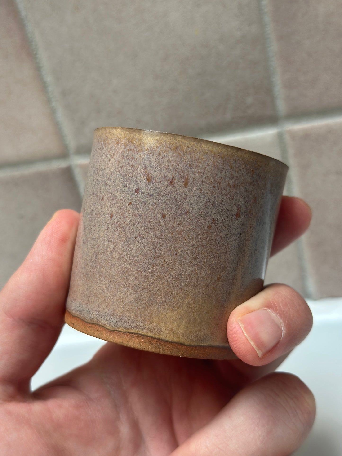 Handmade Ceramic Espresso Cup – Minimalist Stoneware, Perfect for Espresso & Macchiato